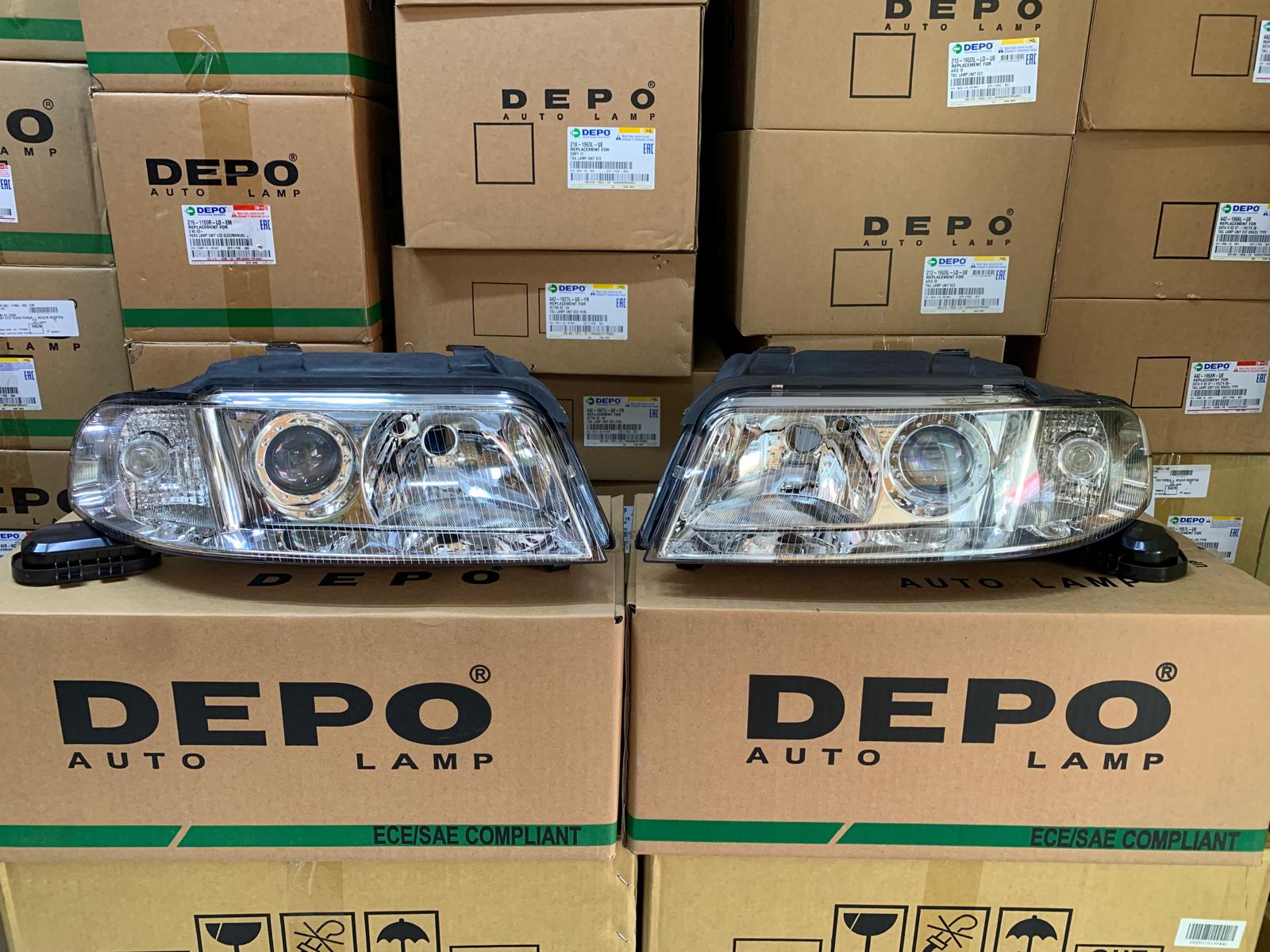 AUDI A4 B5 MAKYAJLI KASA 1999-2001 ARASI DEPO SAĞ VE SOL FAR TAKIM 8D0941029AK / 8D0941030AK