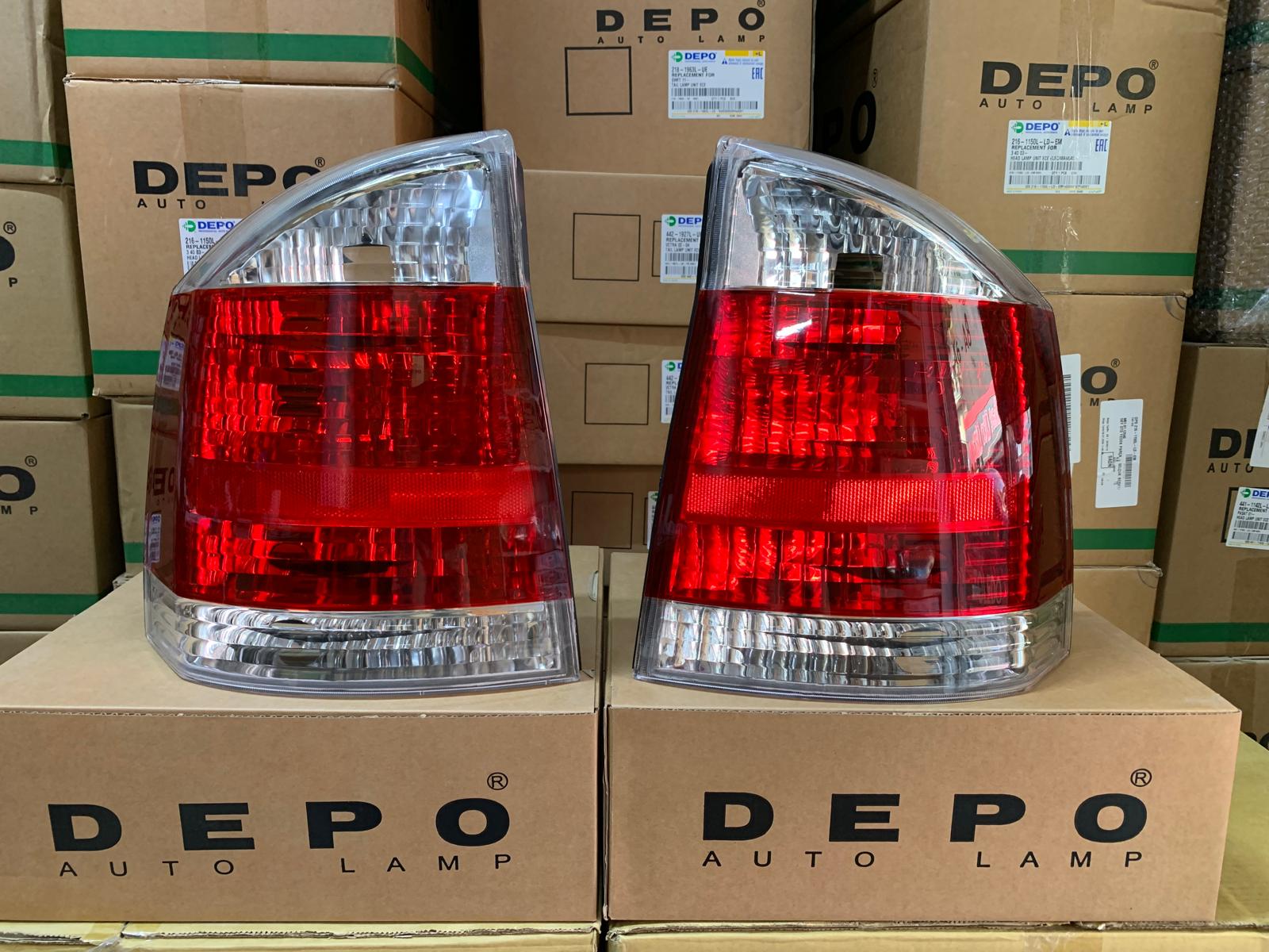 OPEL VECTRA C 2002-2008 ARASI DEPO MARKA SAĞ VE SOL STOP LAMBASI TAKIM BEYAZ CAM 1222698 / 1222699