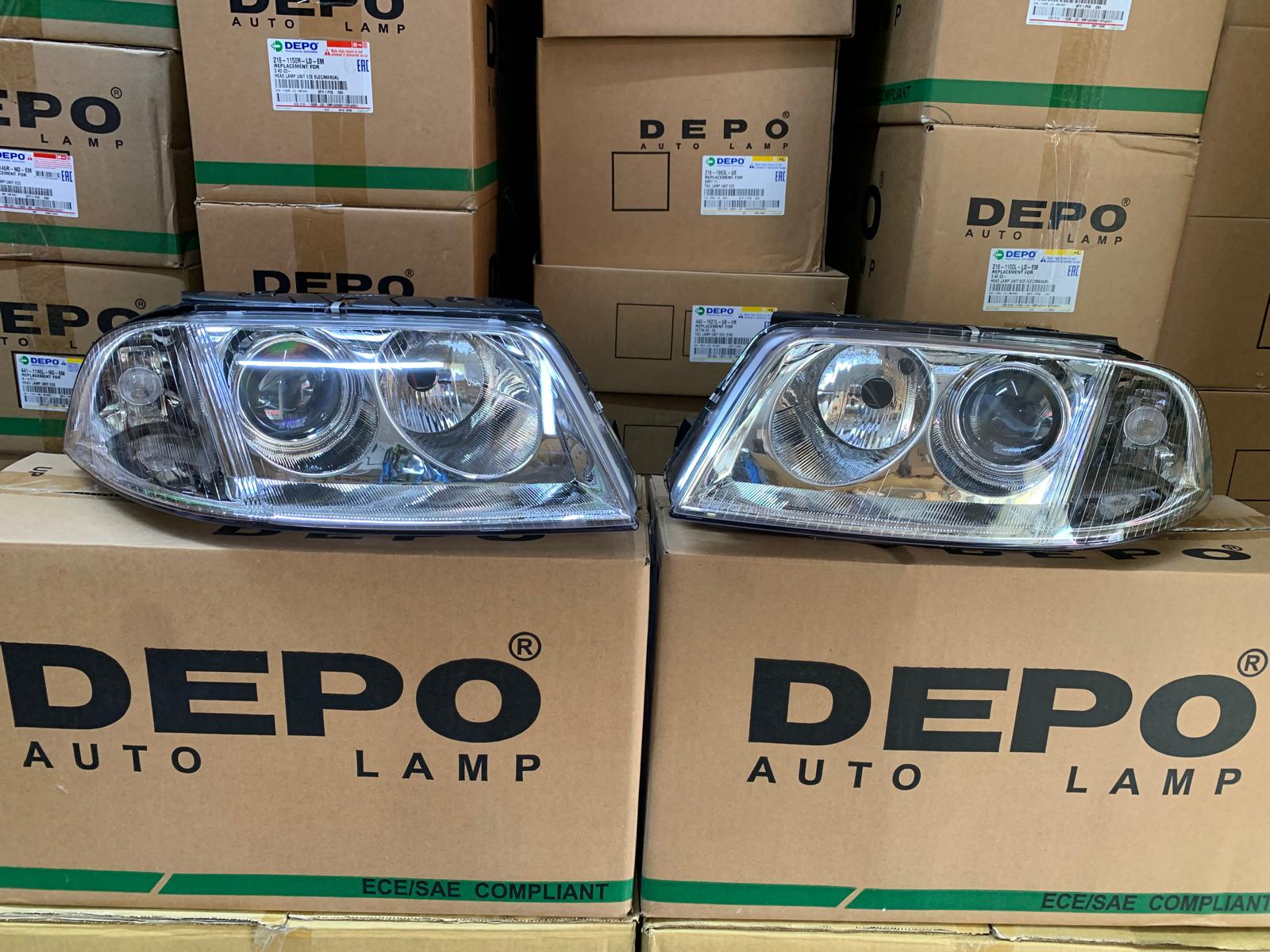 VW PASSAT B5.5 2001-2005 ARASI DEPO SAĞ VE SOL FAR TAKIM MERCEKLİ 3B0941015AN / 3B0941016AN