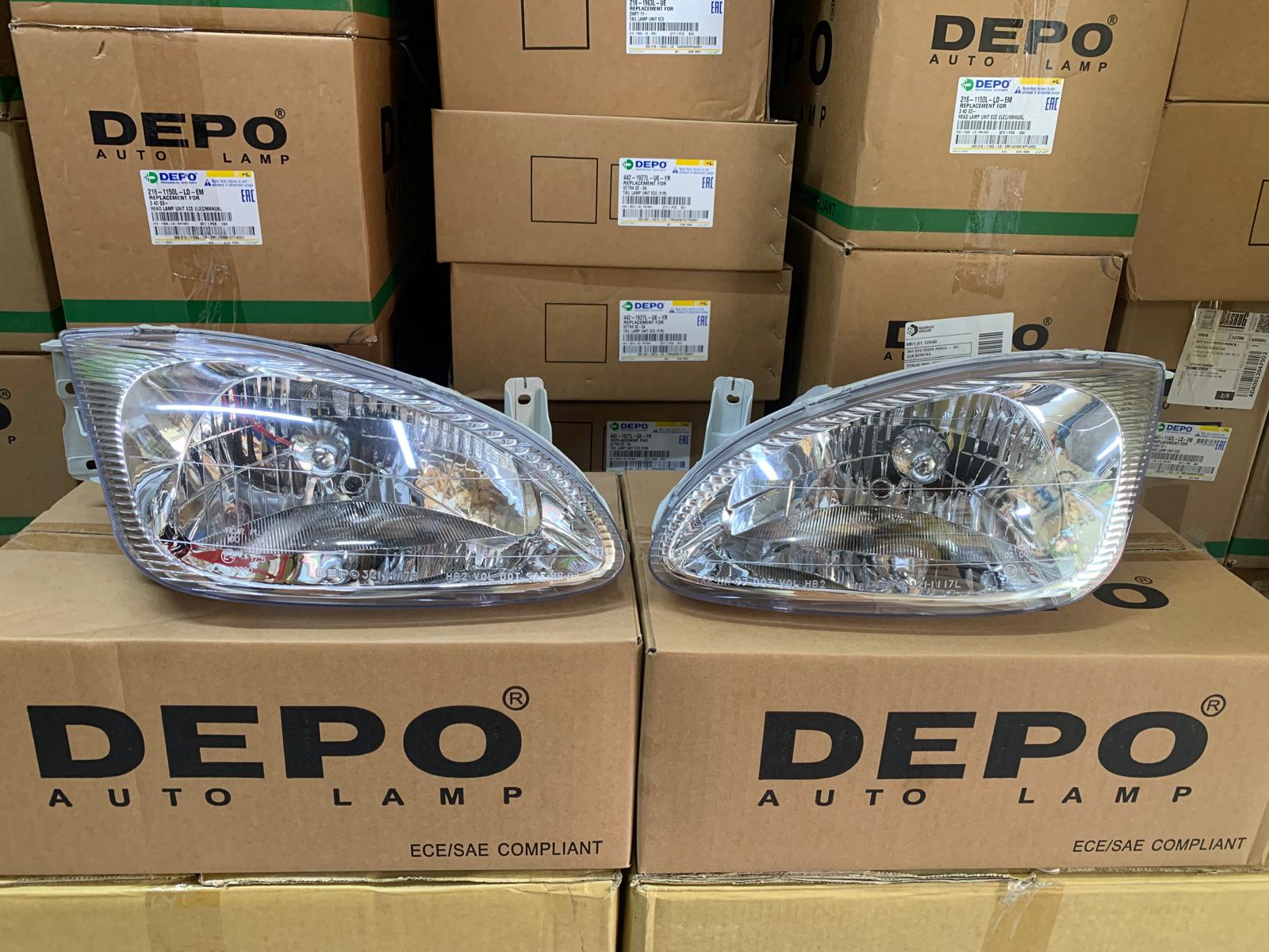 HYUNDAI ELANTRA 1999-2001 ARASI DEPO SAĞ VE SOL FAR TAKIM 9210-129501 / 92102-29501