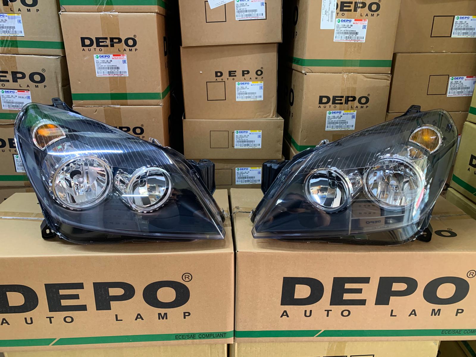 OPEL ASTRA H 2004-2012 ARASI DEPO MARKA SAĞ VE SOL FAR TAKIM FÜME 1216561 / 1216562