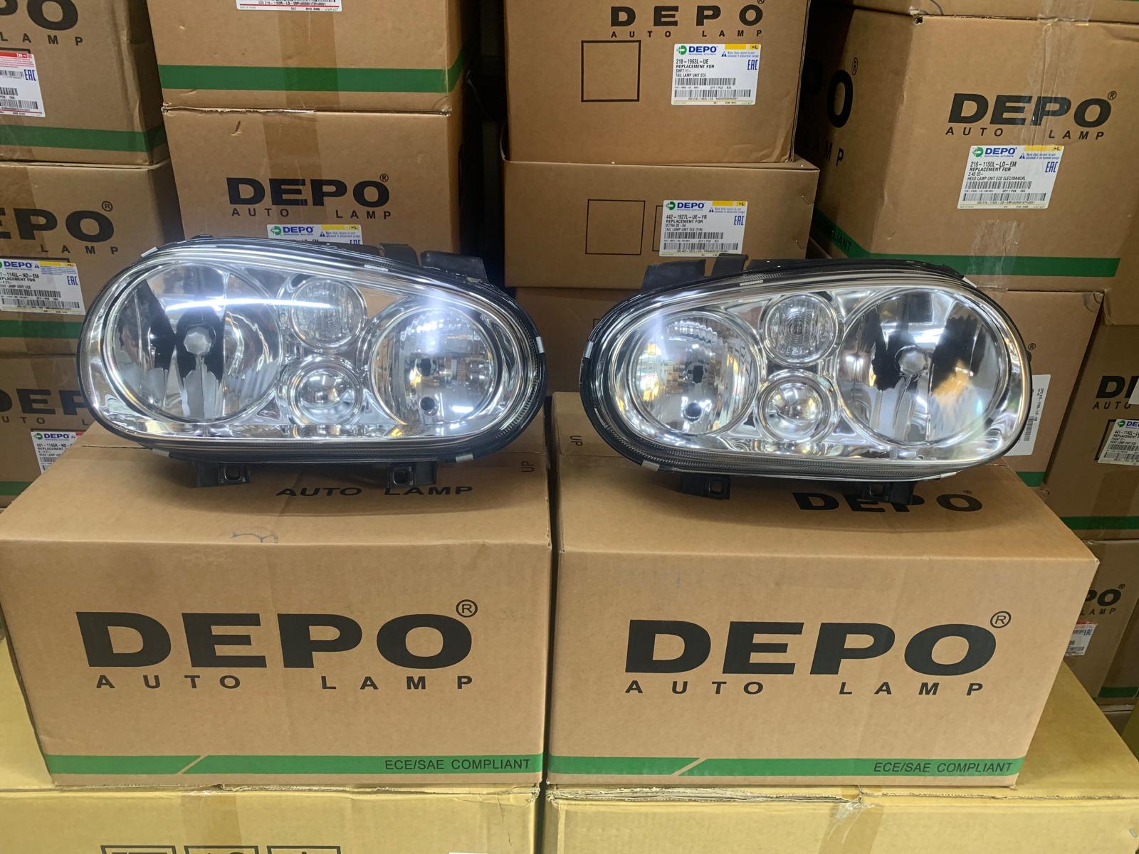 VW GOLF4 1997-2004 ARASI DEPO MARKA SAĞ VE SOL FAR TAKIM 1J1941017F / 1J1941018F