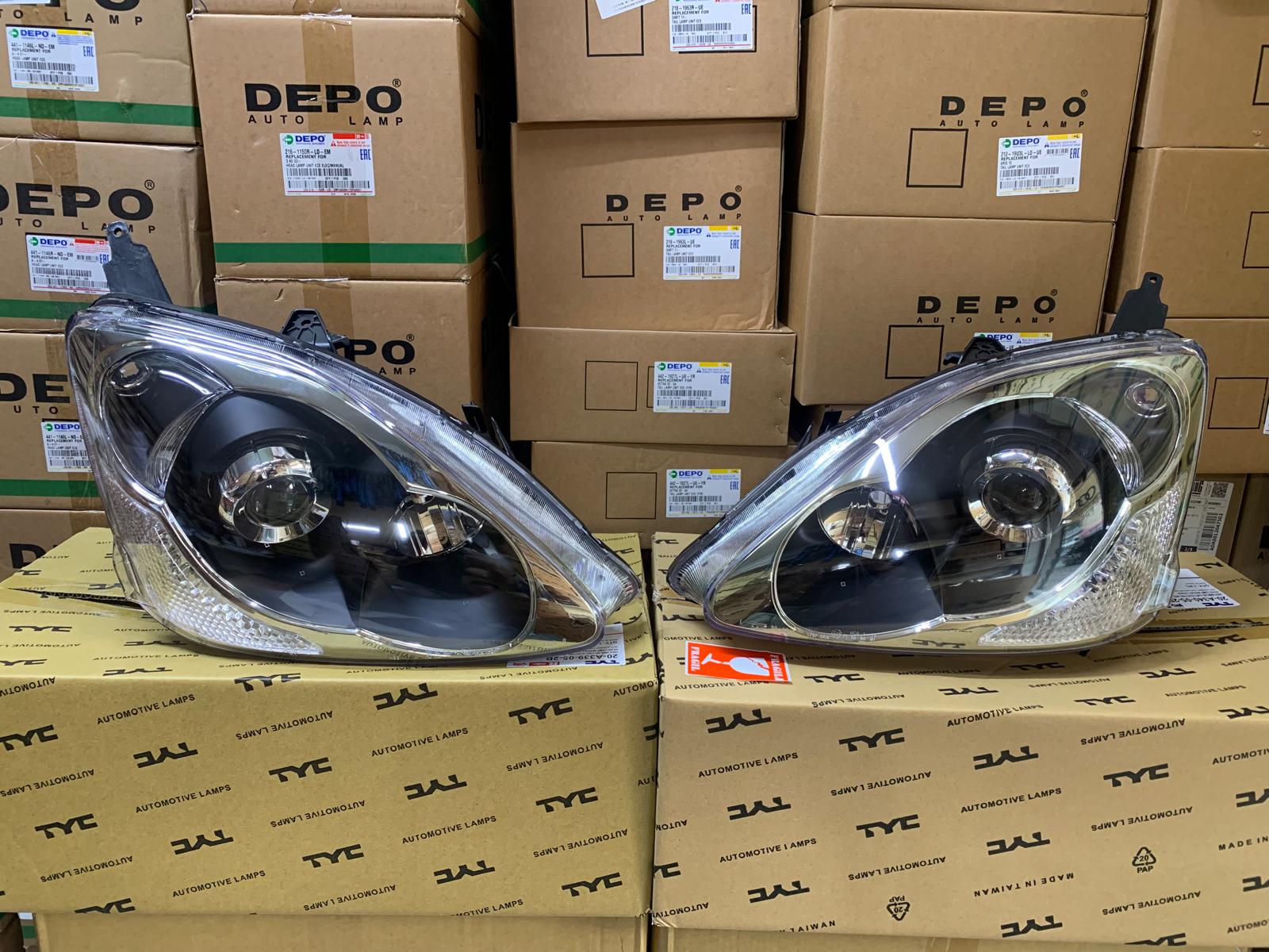 HONDA CİVİC HB TYPE R 2001-2005 TYC SAĞ VE SOL FAR TAKIM 33101-S5T-G61 / 33151-S5T-G61