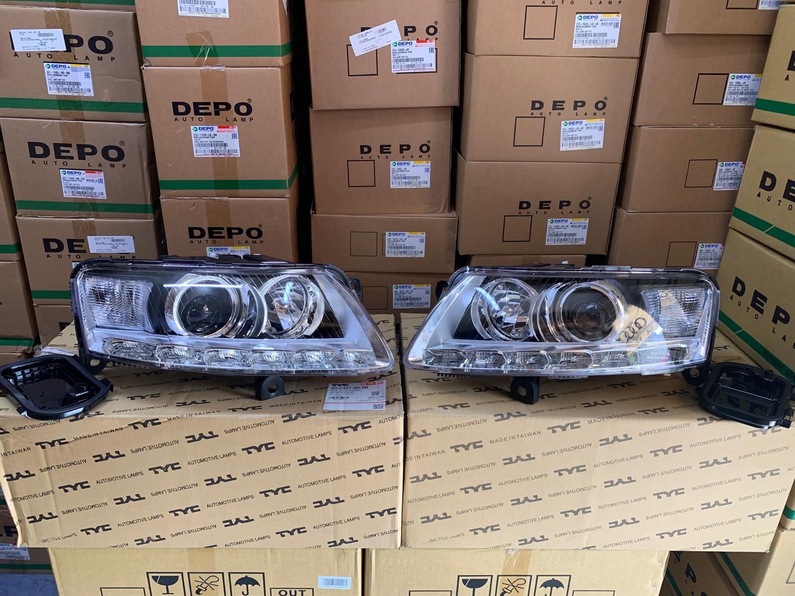 AUDI A6 C6 MAKYAJLI 2009-2011 ARASI TYC LEDLİ D3S XENON SAĞ VE SOL FAR TAKIM 4F0941029CP / 4F0941030CP