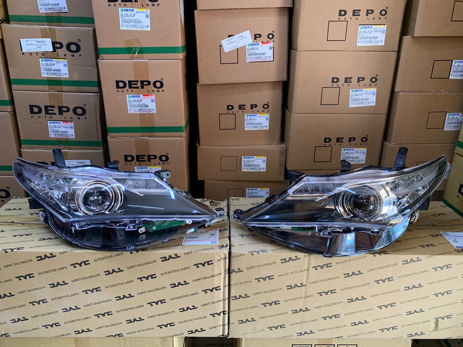TOYOTA AURİS 2013-2015 ARASI TYC MARKA LEDLİ SAĞ VE SOL FAR TAKIM 81130-02J61 / 81170-02J61