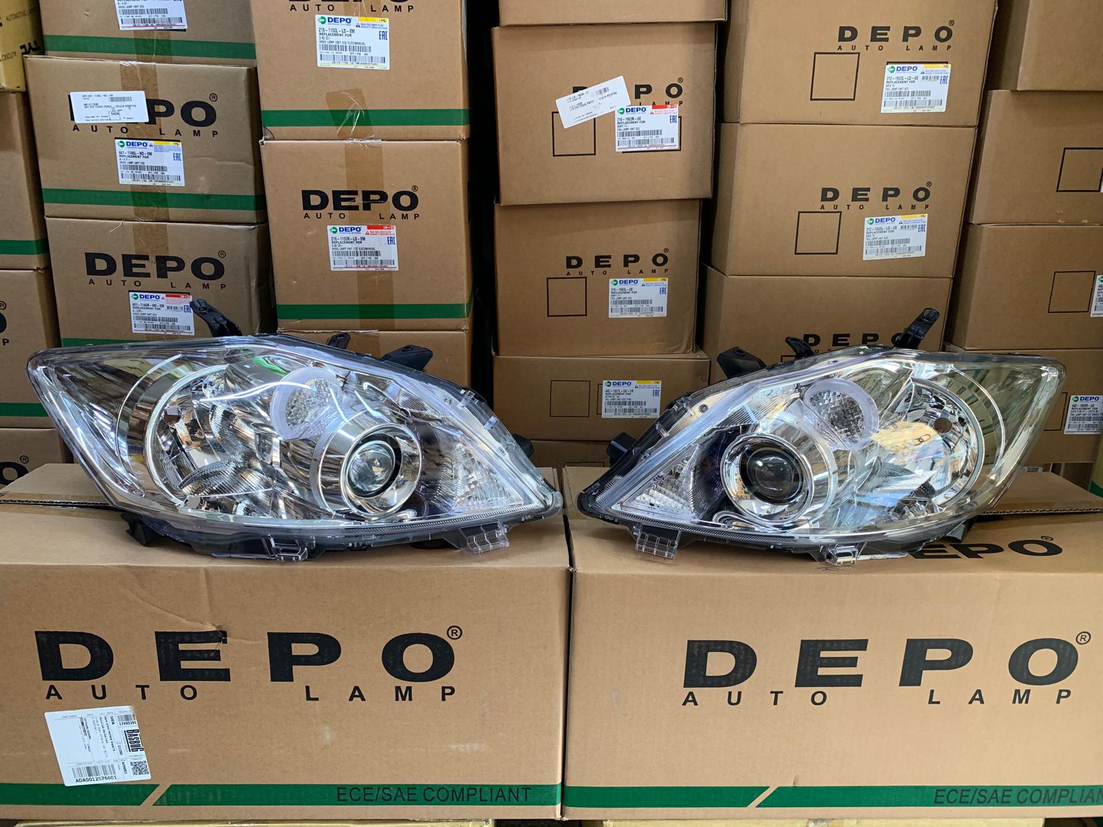 TOYOTA AURİS MAKYAJLI 2010-2012 ARASI DEPO SAĞ VE SOL FAR TAKIM 81130-02A40 / 81170-02540