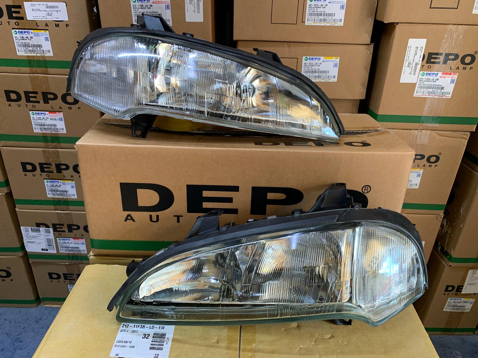 OPEL TİGRA A 1995-2001 ARASI DEPO MARKA SAĞ VE SOL FAR TAKIM 1216523 / 1216524