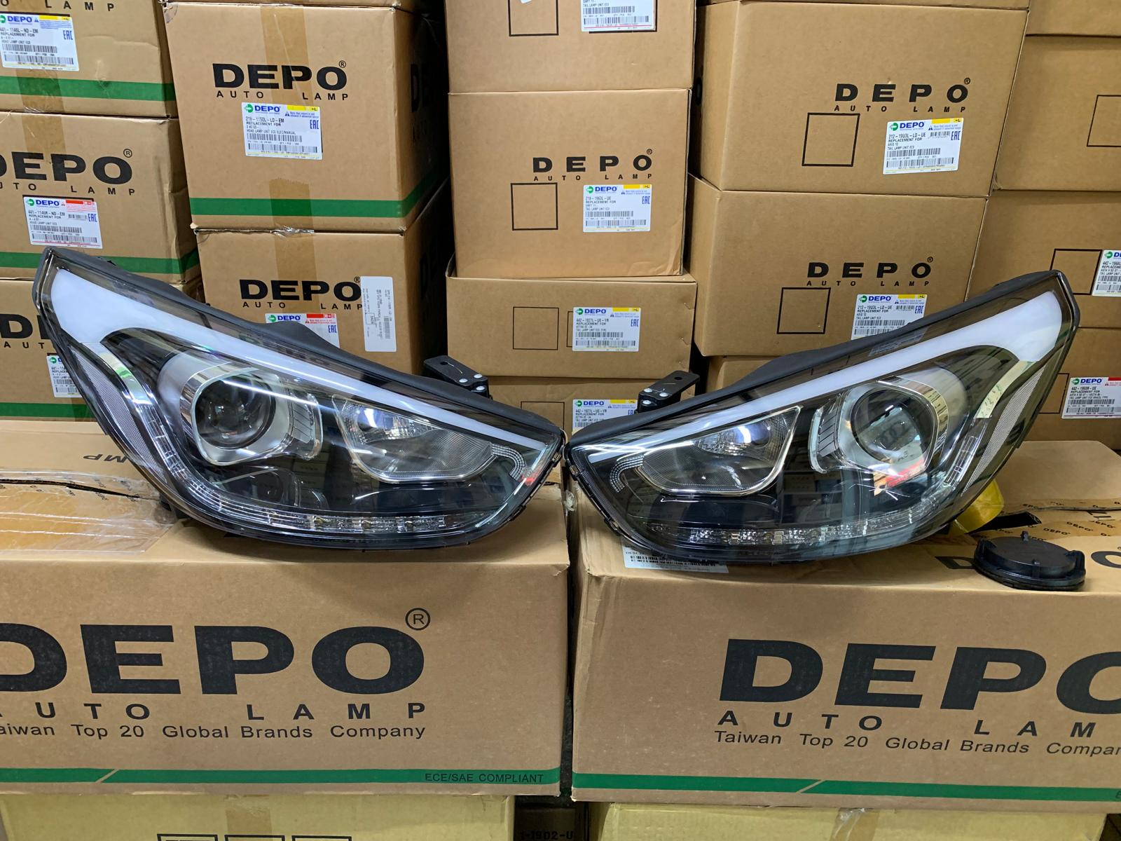 HYUNDAI İX35 2013-2015 ARASI DEPO LEDLİ SAĞ VE SOL FAR TAKIM 92101-2S620 / 92102-2S620