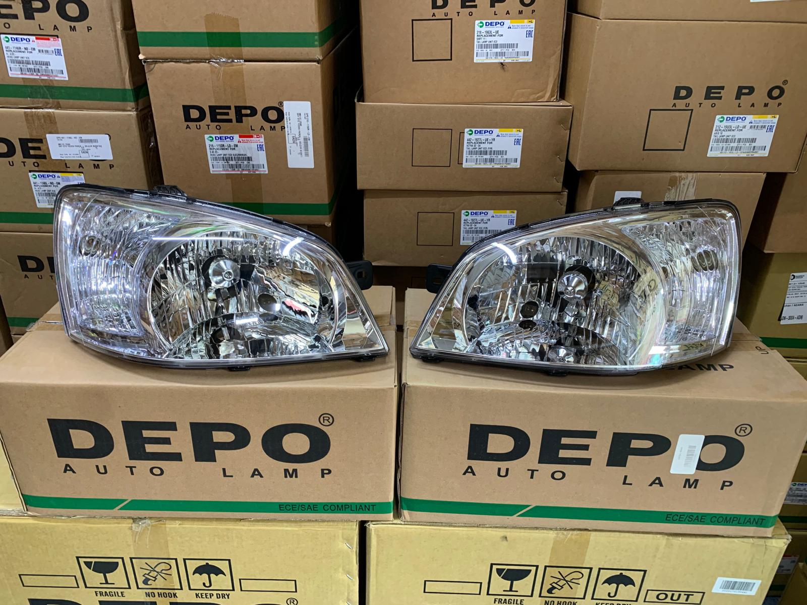 HYUNDAI GETZ 2002-2005 DEPO SAĞ VE SOL FAR TAKIM 92110-1C010 / 92120-1C010