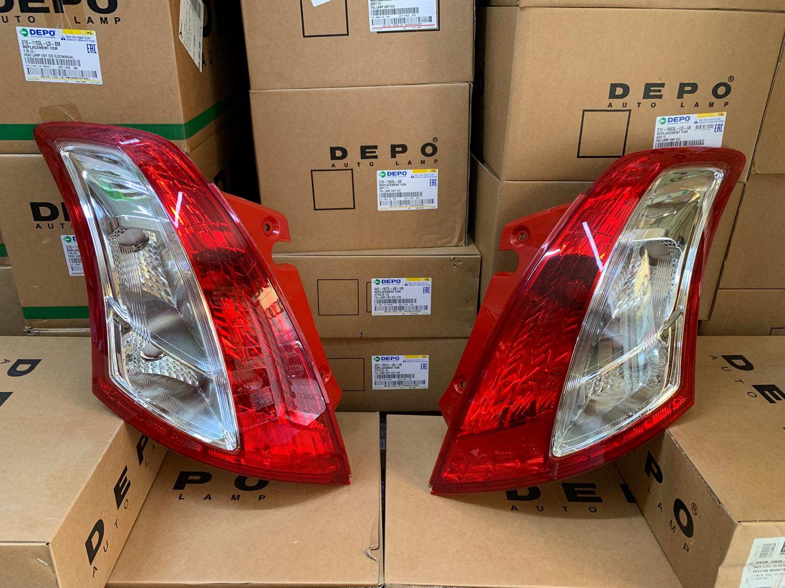 SUZUKI SWİFT 2011-2016 ARASI DEPO SAĞ VE SOL STOP LAMBASI TAKIM 35670-68L00 / 35650-68L00