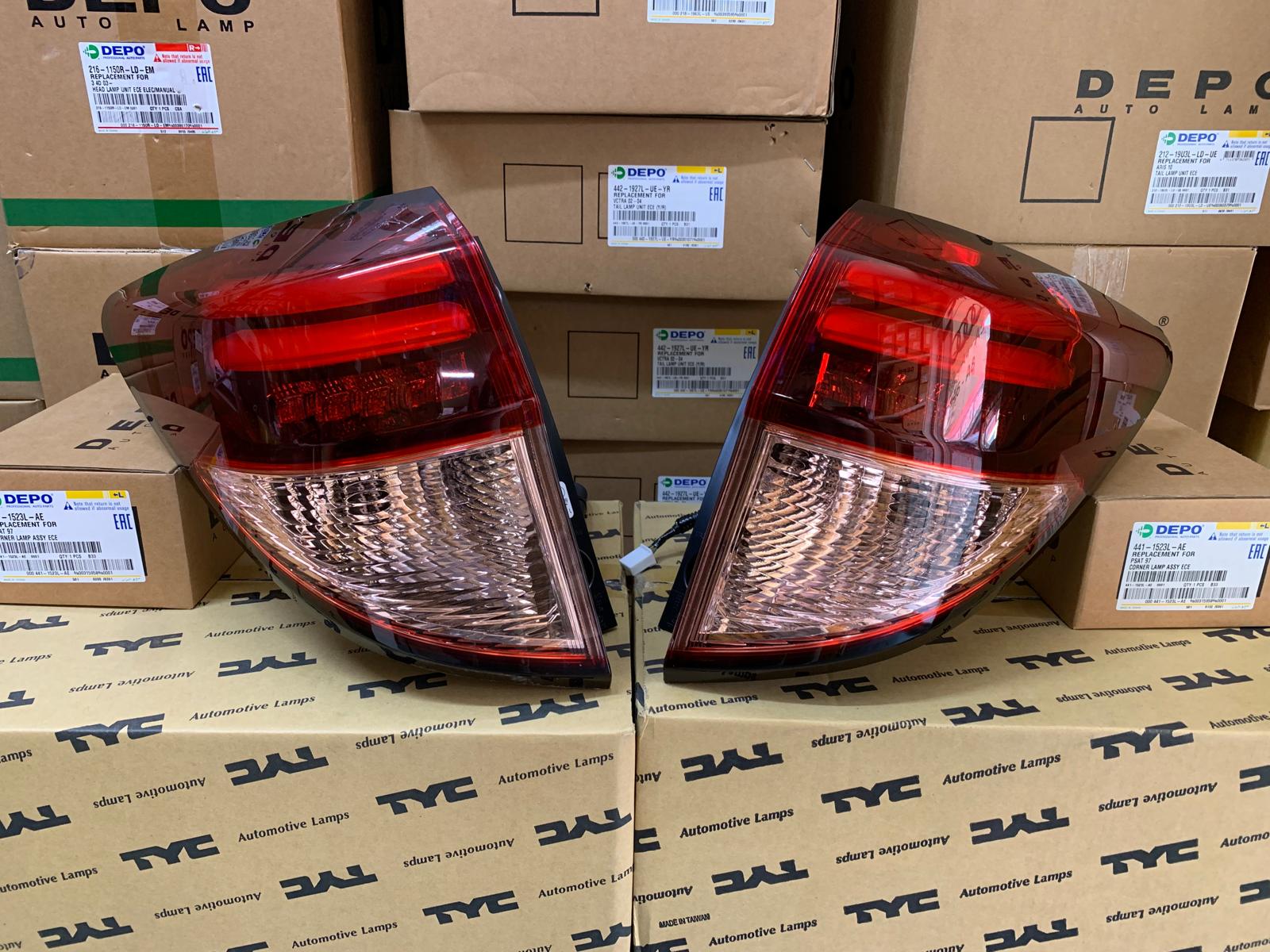 HONDA HR-V 2015-2018 ARASI TYC LEDLİ SAĞ VE SOL DIŞ STOP LAMBASI 33552-T7A-H11 / 33502-T7A-H11