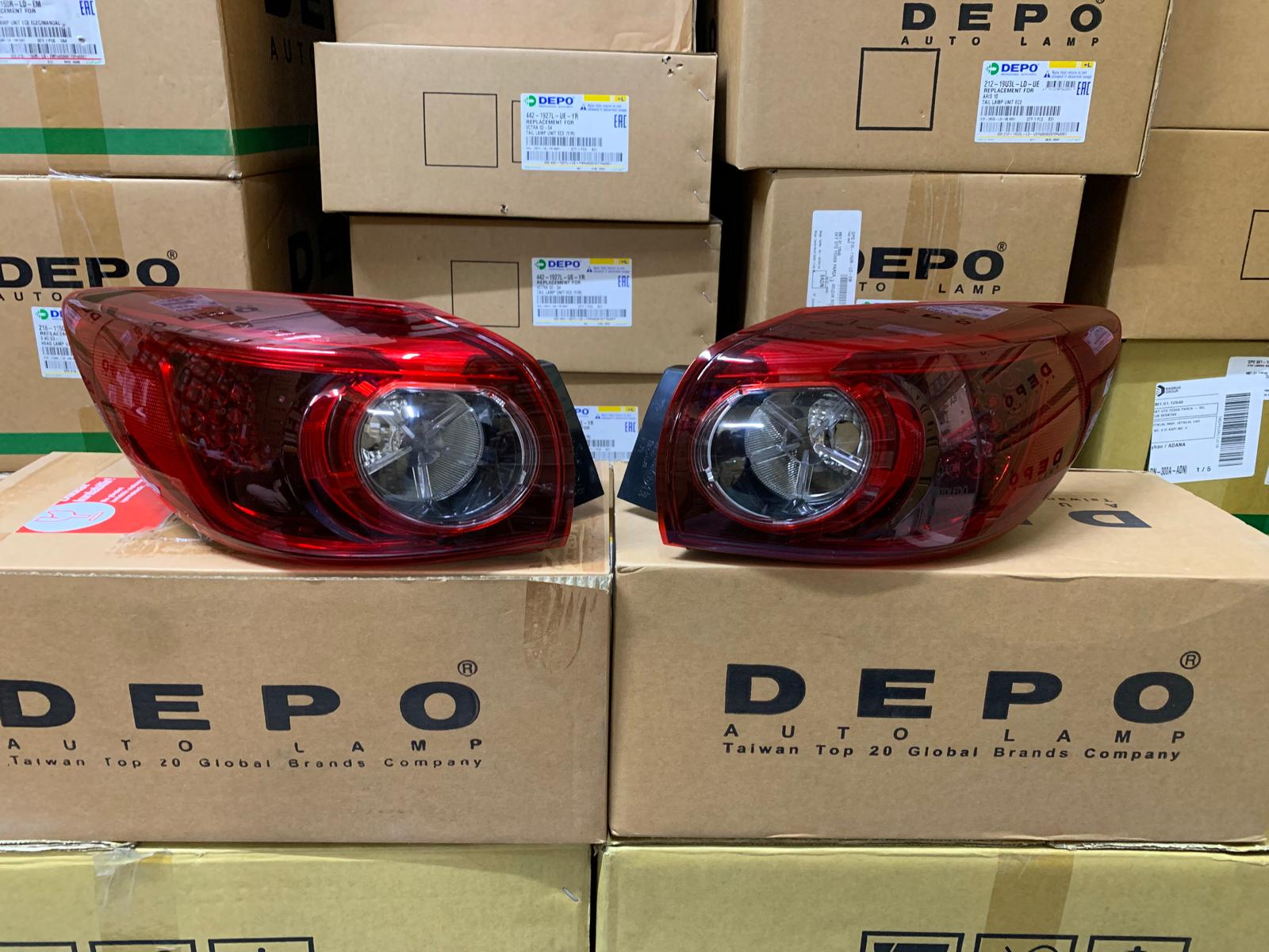 MAZDA 3 HB 2013-2018 ARASI DEPO LEDLİ SAĞ VE SOL DIŞ STOP LAMBASI B45D-51-160D / B45D-51-150D