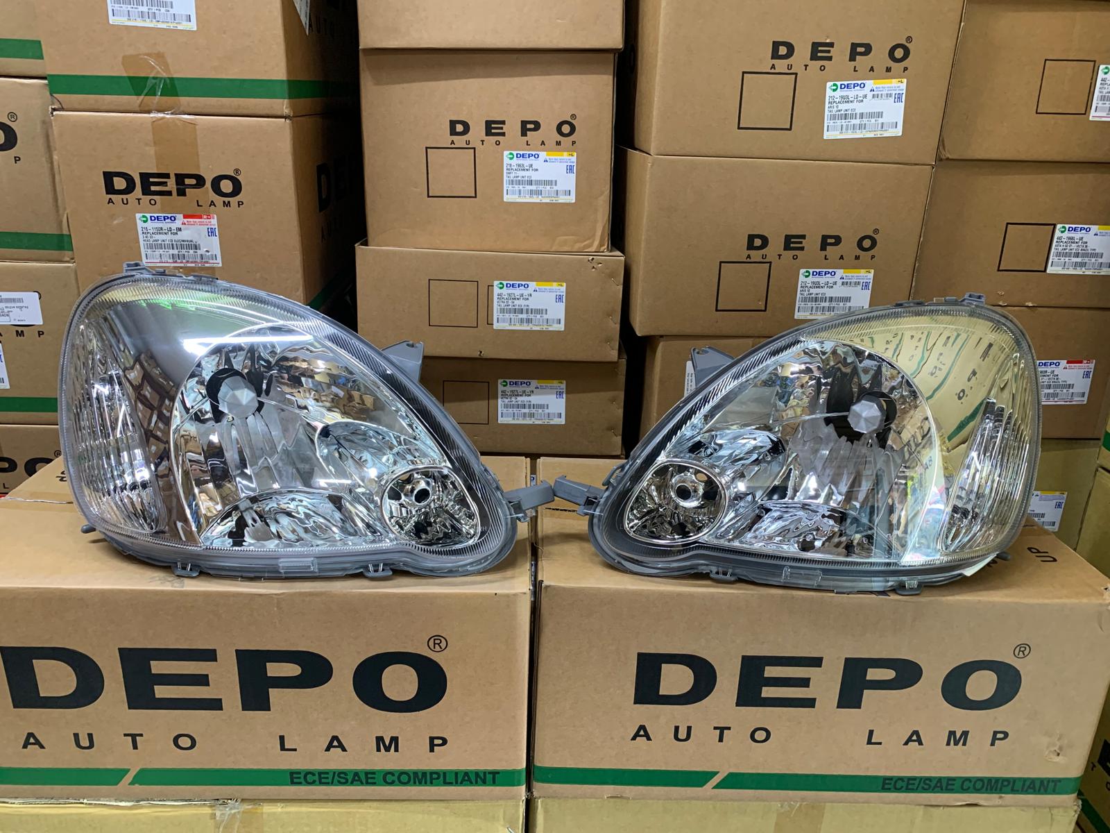 TOYOTA YARİS 2003-2005 ARASI DEPO SAĞ VE SOL FAR TAKIM 81130-0D080 / 81170-0D080