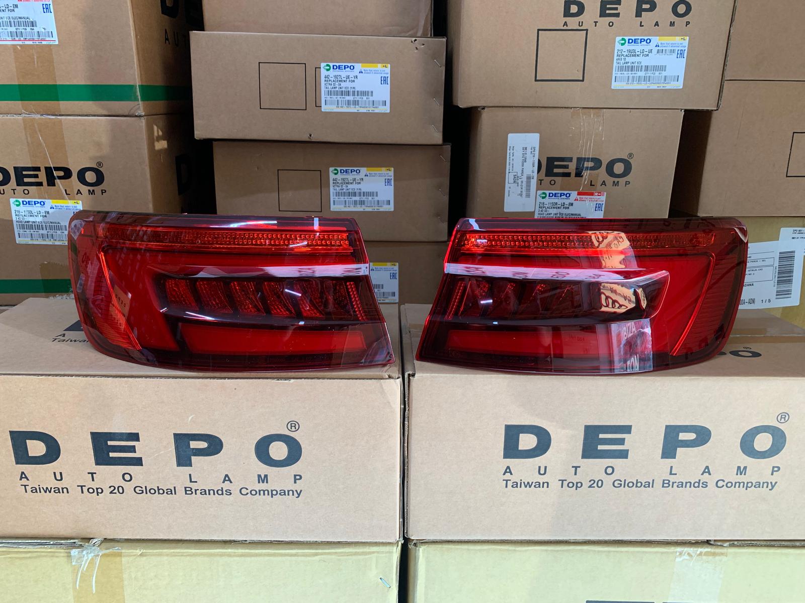 AUDI A4 B9 2015-2019 ARASI DEPO LEDLİ SAĞ VE SOL DIŞ STOP LAMBASI 8W5945091B / 8W5945092B