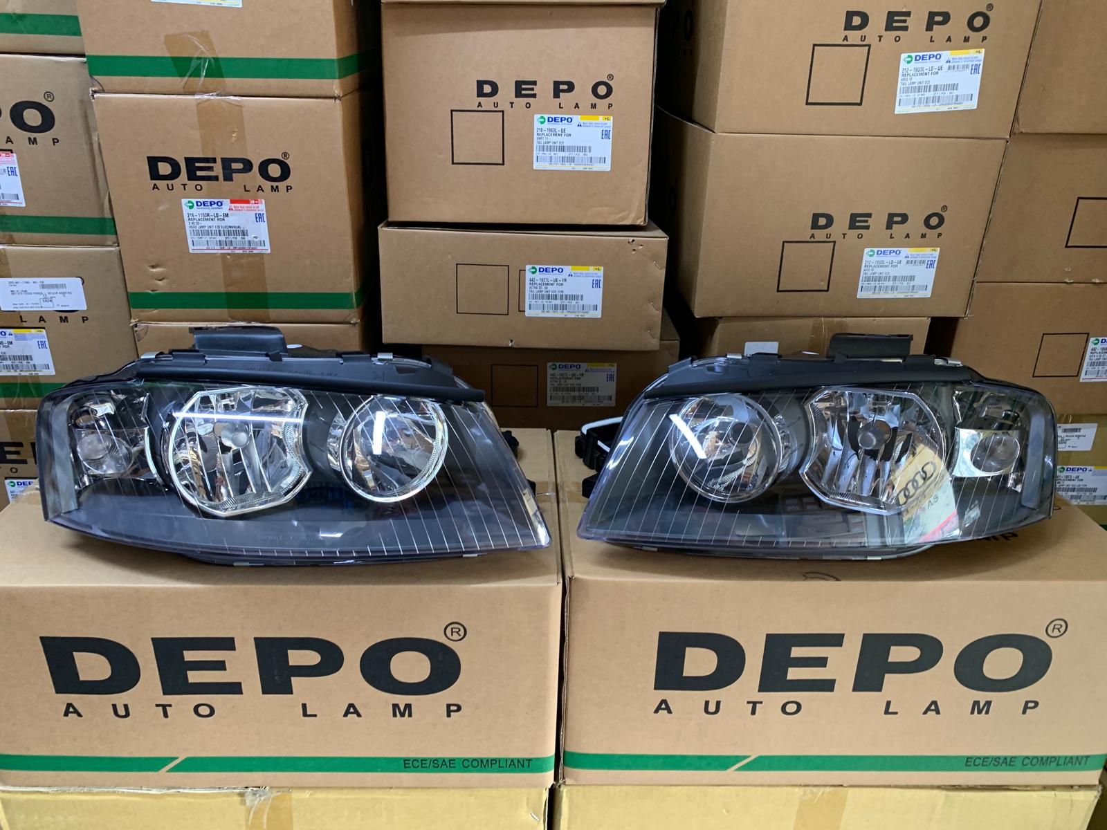 AUDI A3 2004-2008 ARASI DEPO SAĞ VE SOL FAR TAKIM 8P0941003K / 8P0941004K