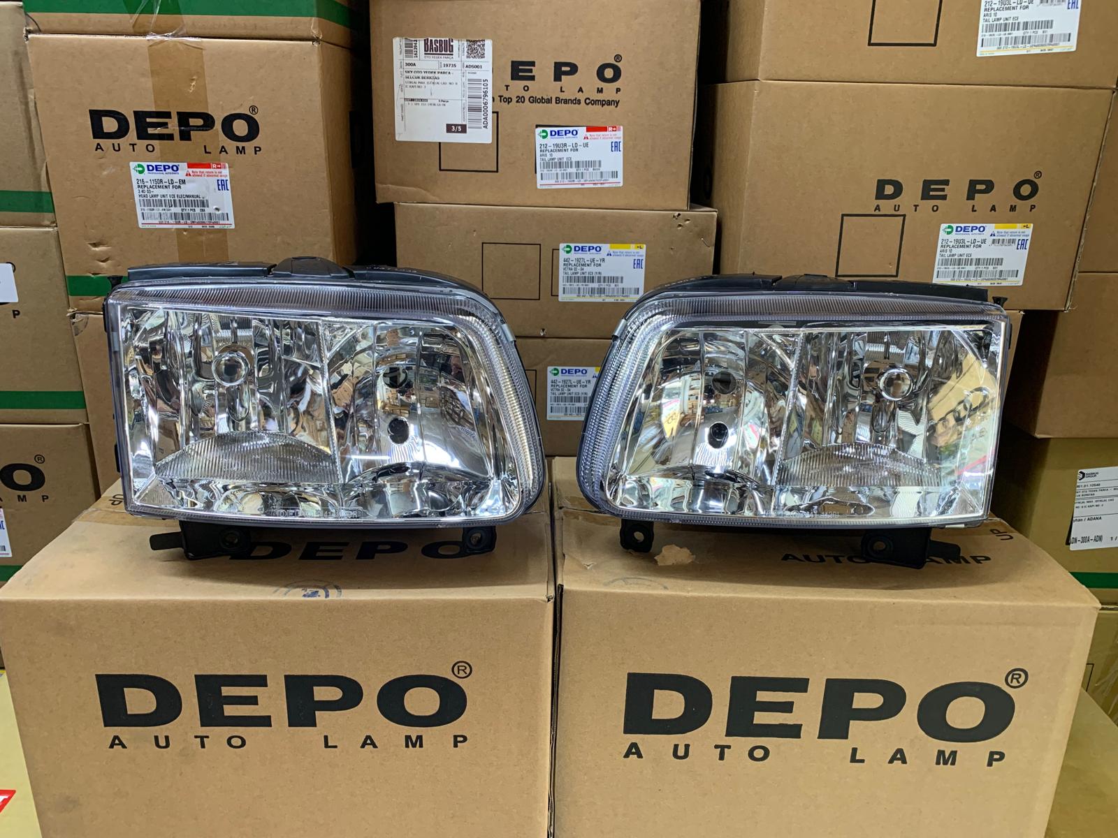 VW POLO HATCHBACK ARA KASA 1999-2001 ARASI DEPO SAĞ VE SOL FAR TAKIM 6N1941017AA / 6N1941018AA