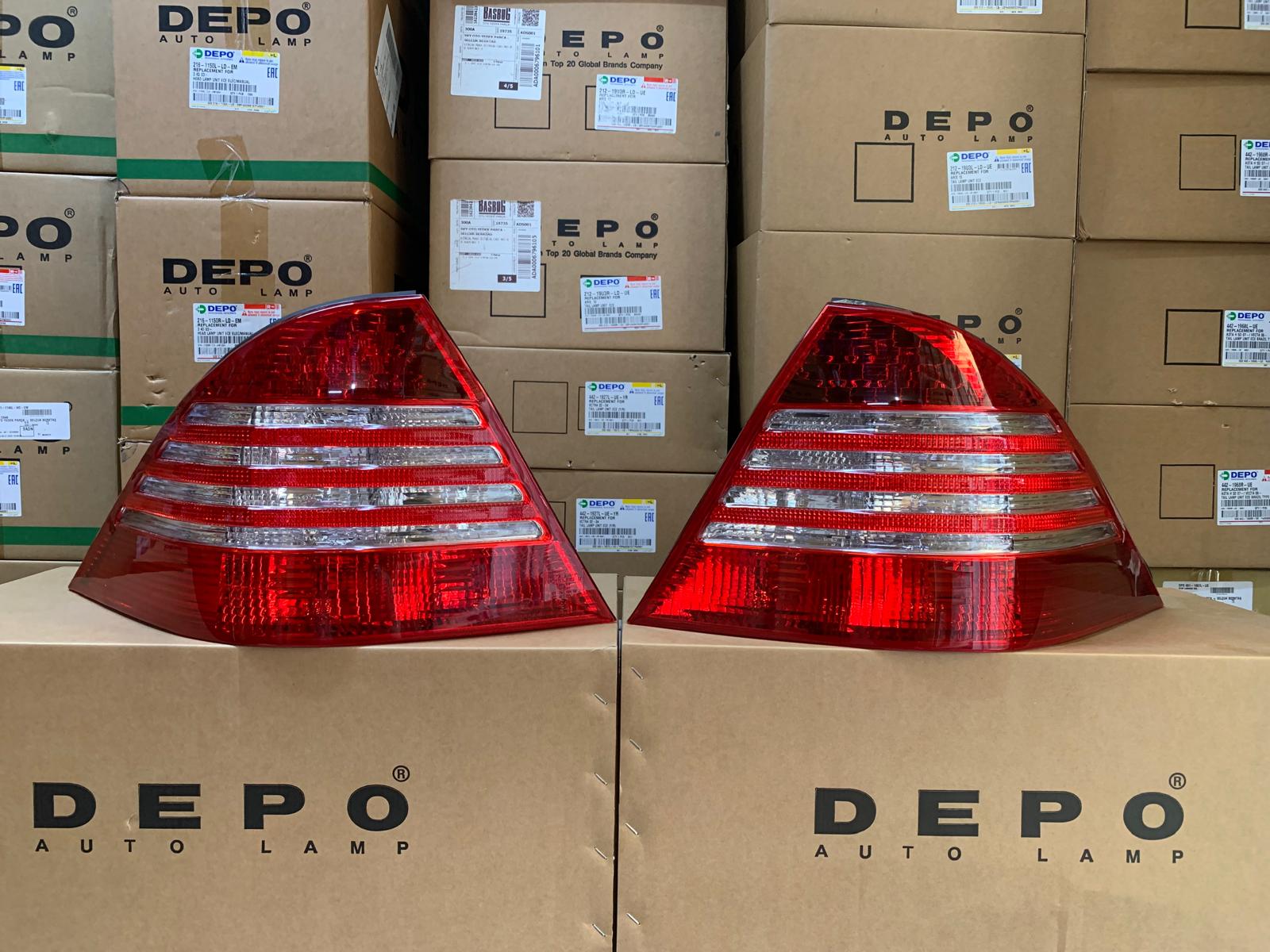 MERCEDES W220 S-CLASS 2002-2005 ARASI DEPO LEDLİ SAĞ VE SOL STOP LAMBASI A2208200764 / A2208200864