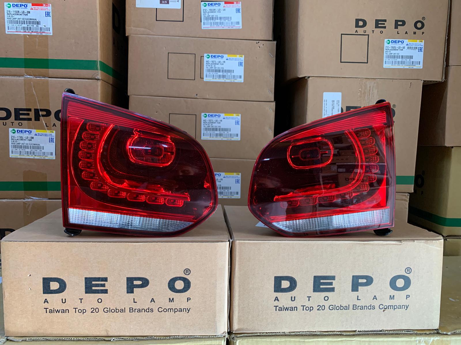 VW GOLF6 2009-2013 ARASI DEPO LEDLİ SAĞ VE SOL İÇ STOP LAMBASI 5K0945093P / 5K0945094P